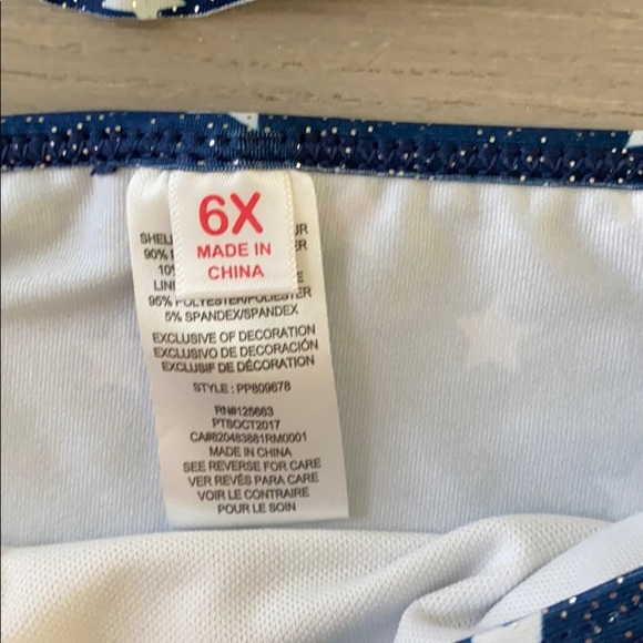 Pink Platinum NWOT Navy/Glitter Bikini with Pink - Picture 4 of 5